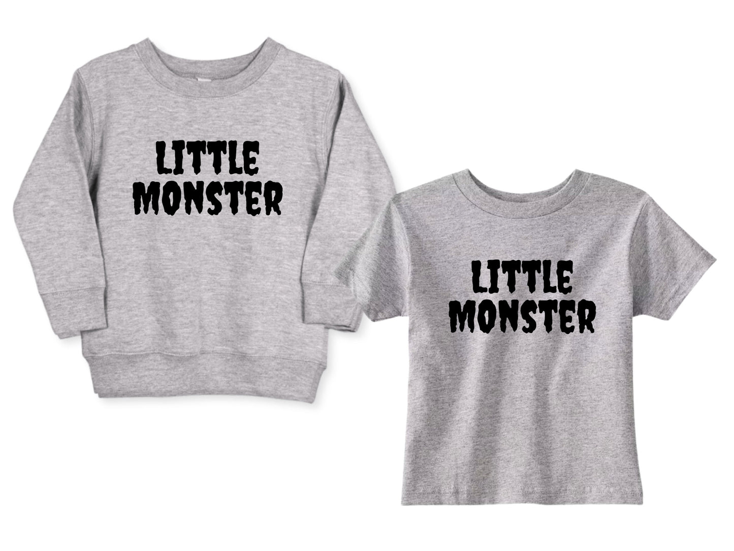 Little Monster Toddler T-Shirt, Mama's Monster Baby Bodysuit, Cute Halloween T-Shirt, Ghoul Toddler Shirt