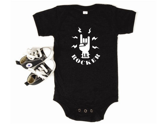 Lil Rocker Onesie®, Rocker Toddler T-Shirt, Rock On Baby Clothes, Cute Grunge T-Shirt