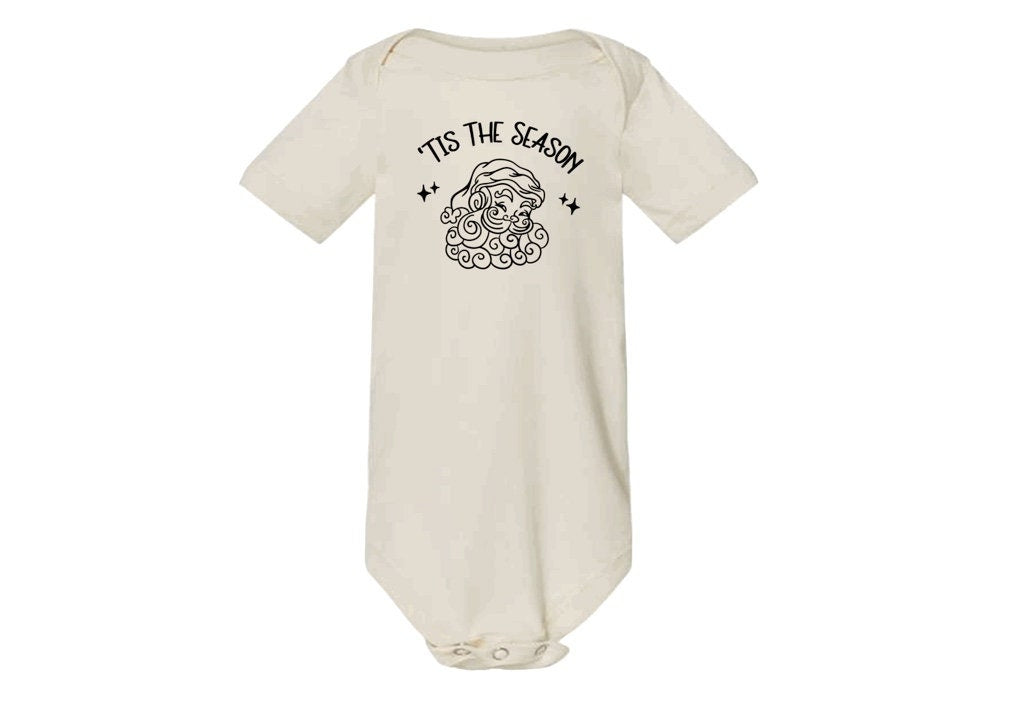 Tis The Season Baby Bodysuit, Christmas One Piece, Holidays, Unisex, Present