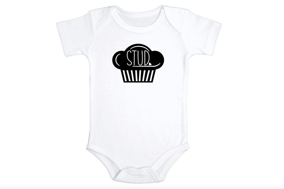 Stud Muffin Baby Onesie®, Stud Muffin Toddler T-Shirt, Cute Baby Shower Gift, Custom Made, Valentine's Day Apparel