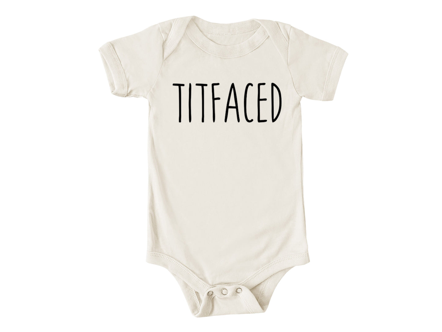 Titfaced Onesie®, Breastfeeding Baby Bodysuit, Funny Baby Shower Gift, Unisex Baby Clothing, Custom Made