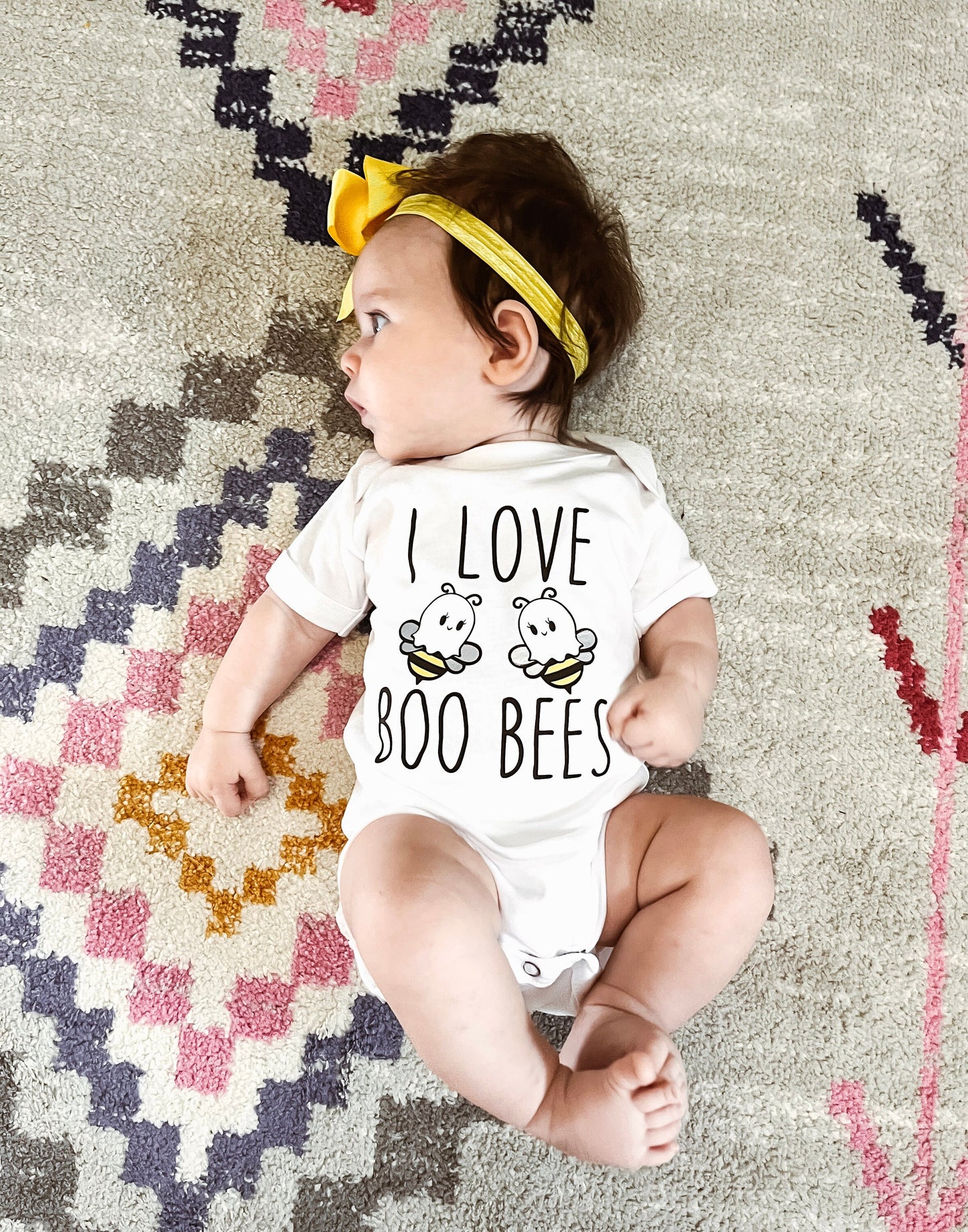 Boo Bees Baby Onesie®, Here for the Boo Bees Baby Shirt, I Love Boo Bees, Halloween Baby Clothing, Funny Baby Baby Bodysuit