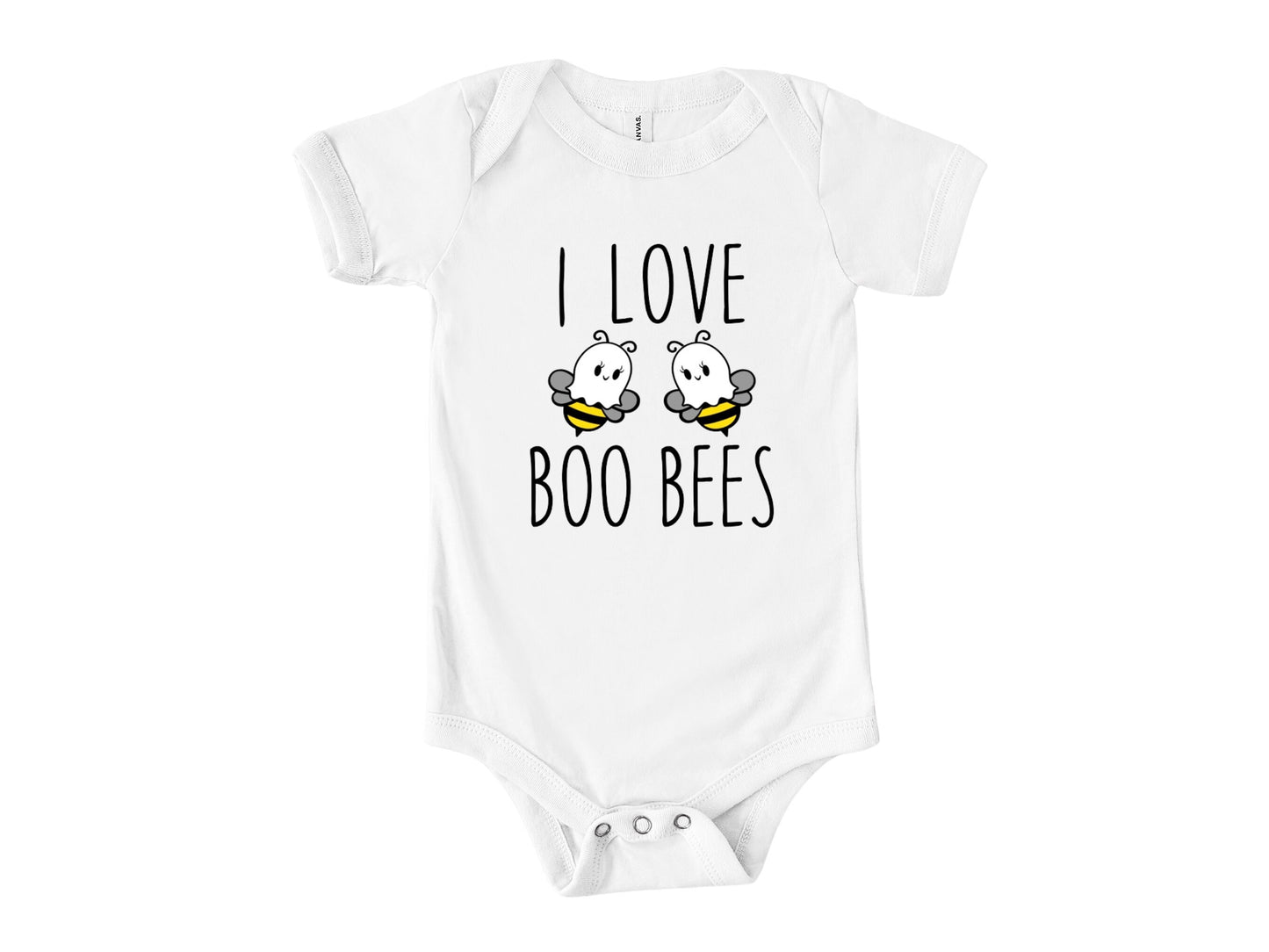 Boo Bees Baby Onesie®, Here for the Boo Bees Baby Shirt, I Love Boo Bees, Halloween Baby Clothing, Funny Baby Baby Bodysuit