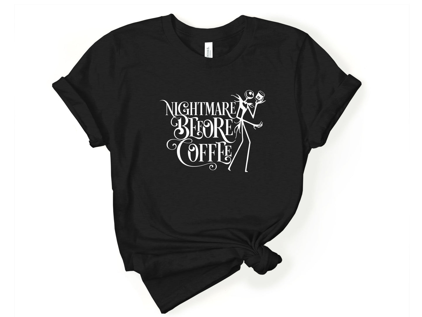 Nightmare Before Coffee T-Shirt, Mama Needs Coffee Shirt, Cute Halloween Sweater, Custom Made