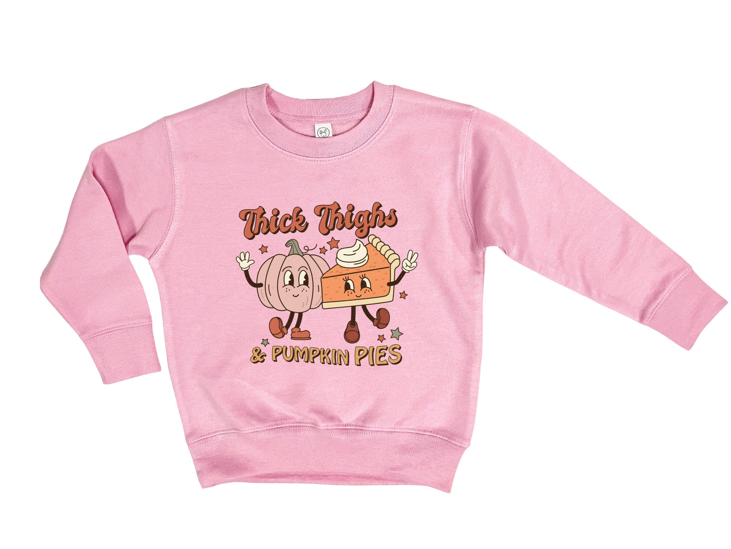 Thick Thighs and Pumpkin Pies Onesie®, Thanksgiving Baby Bodysuit, Retro Thanksgiving Toddler Shirt, Custom Made