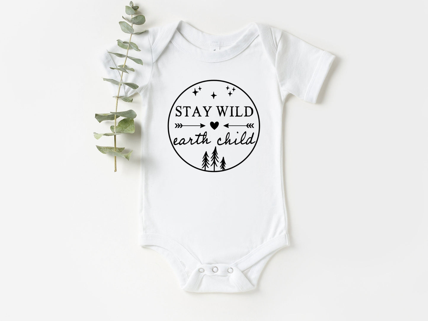 Stay Wild Earth Child Onesie®, Mother Nature Toddler T-Shirt, Earth Day, Unisex Clothing, Baby Shower Gift