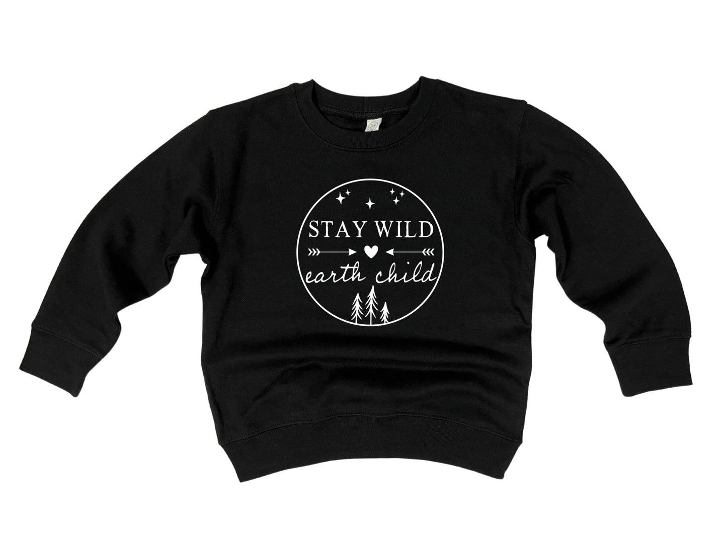 Stay Wild Earth Child Sweater, Mother Nature Toddler Shirt, Earth Day Shirt, Unisex Clothing