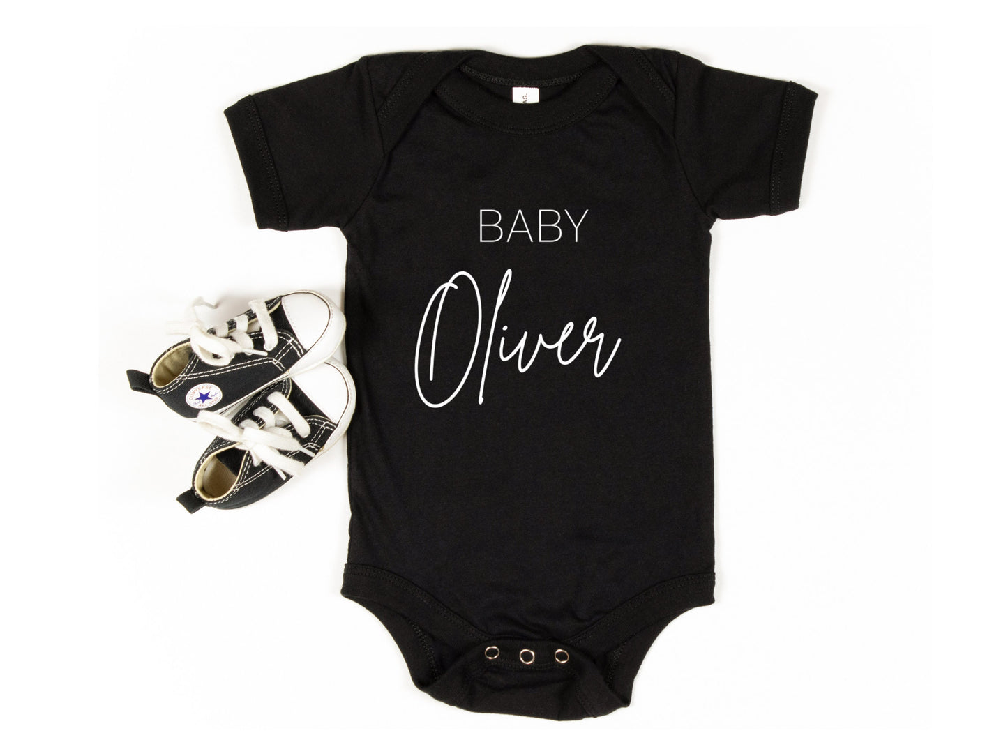 Baby Announcement Onesie®, Custom Name Onesie®, Due Date Baby Bodysuit, Expecting Parents Baby Announcement