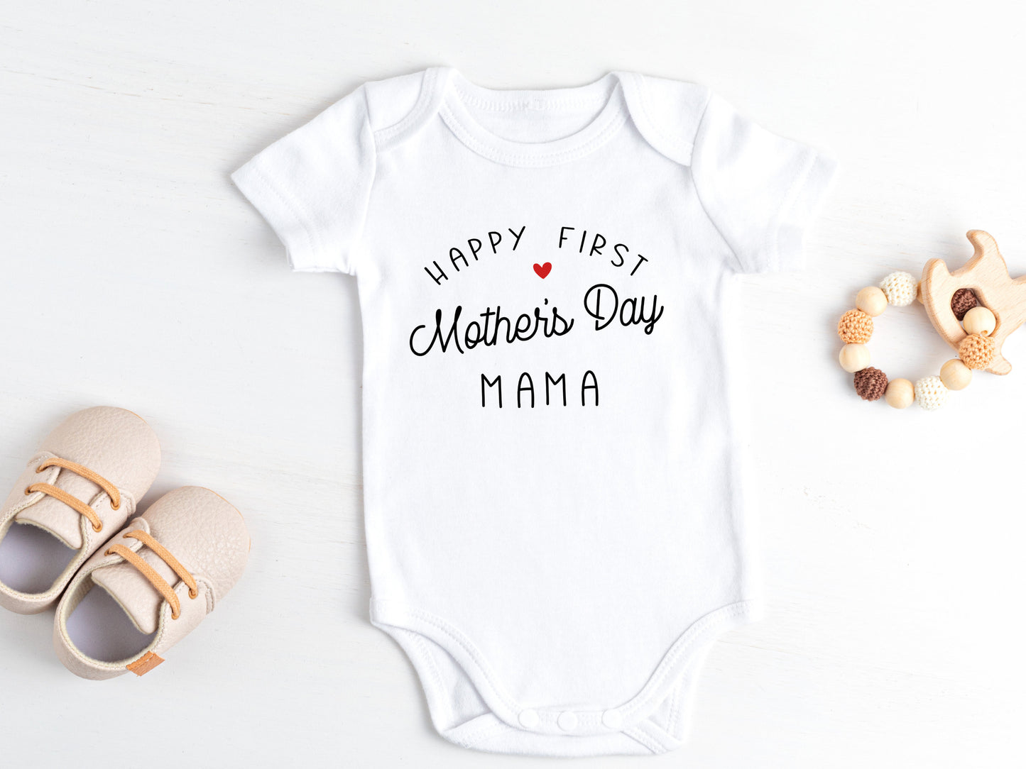 First Mother's Day Onesie® Happy First Mother's Day Baby Bodysuit Mother's Day Gift Expecting Parents Gift Gift for Mom