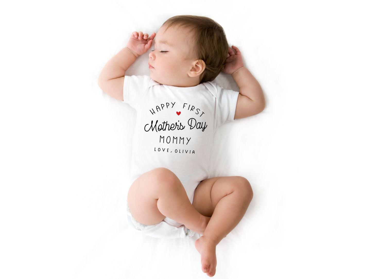 First Mother's Day Onesie® Happy First Mother's Day Baby Bodysuit Mother's Day Gift Expecting Parents Gift Gift for Mom