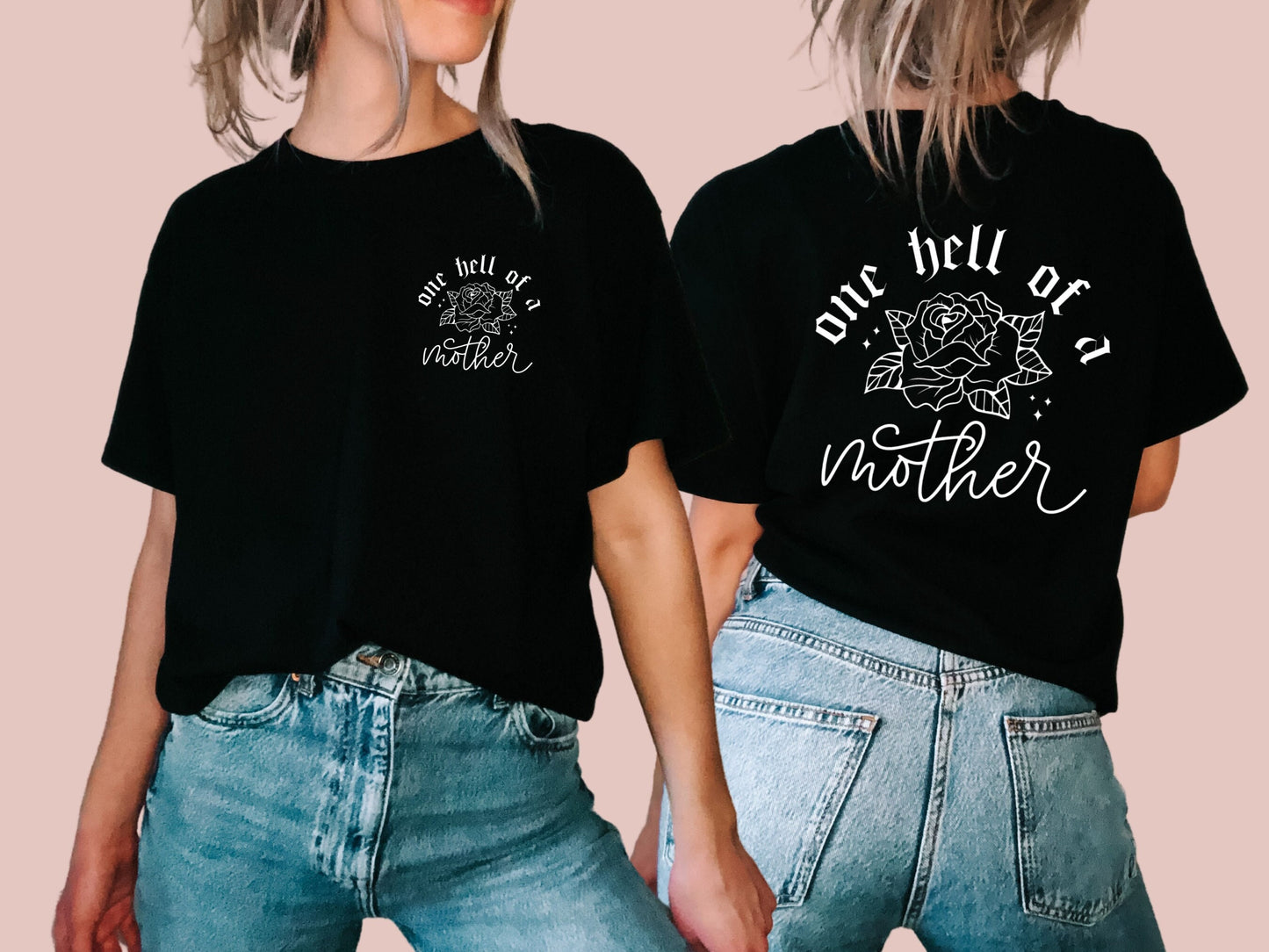 One Hell of a Mother T-Shirt, Badass Mom T-Shirt, Mother's Day Shirt, Gift for Mothers Day, Retro style T-Shirt