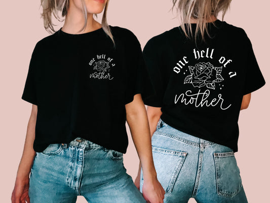 One Hell of a Mother T-Shirt, Badass Mom T-Shirt, Mother's Day Shirt, Gift for Mothers Day, Retro style T-Shirt