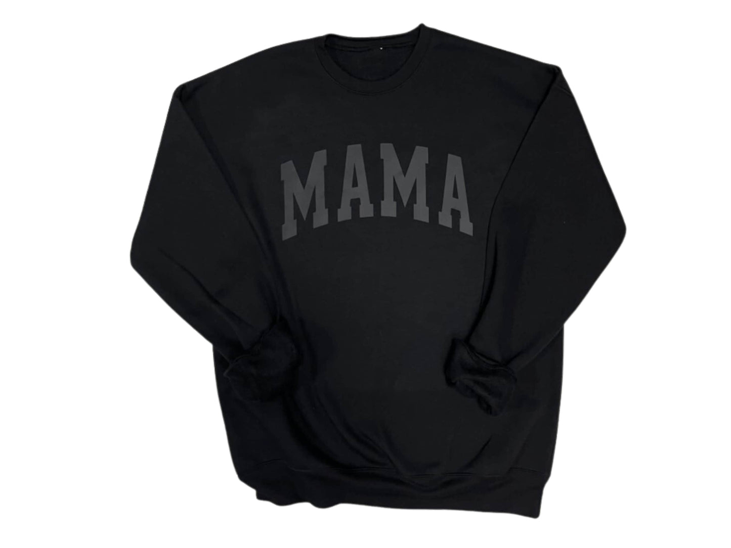 Luxe Mama Crewneck, All Black Mama Shirt, Black Monotone Mama Sweater, Soft Mama Sweater, Mothers Day Gift, New Mama Gift