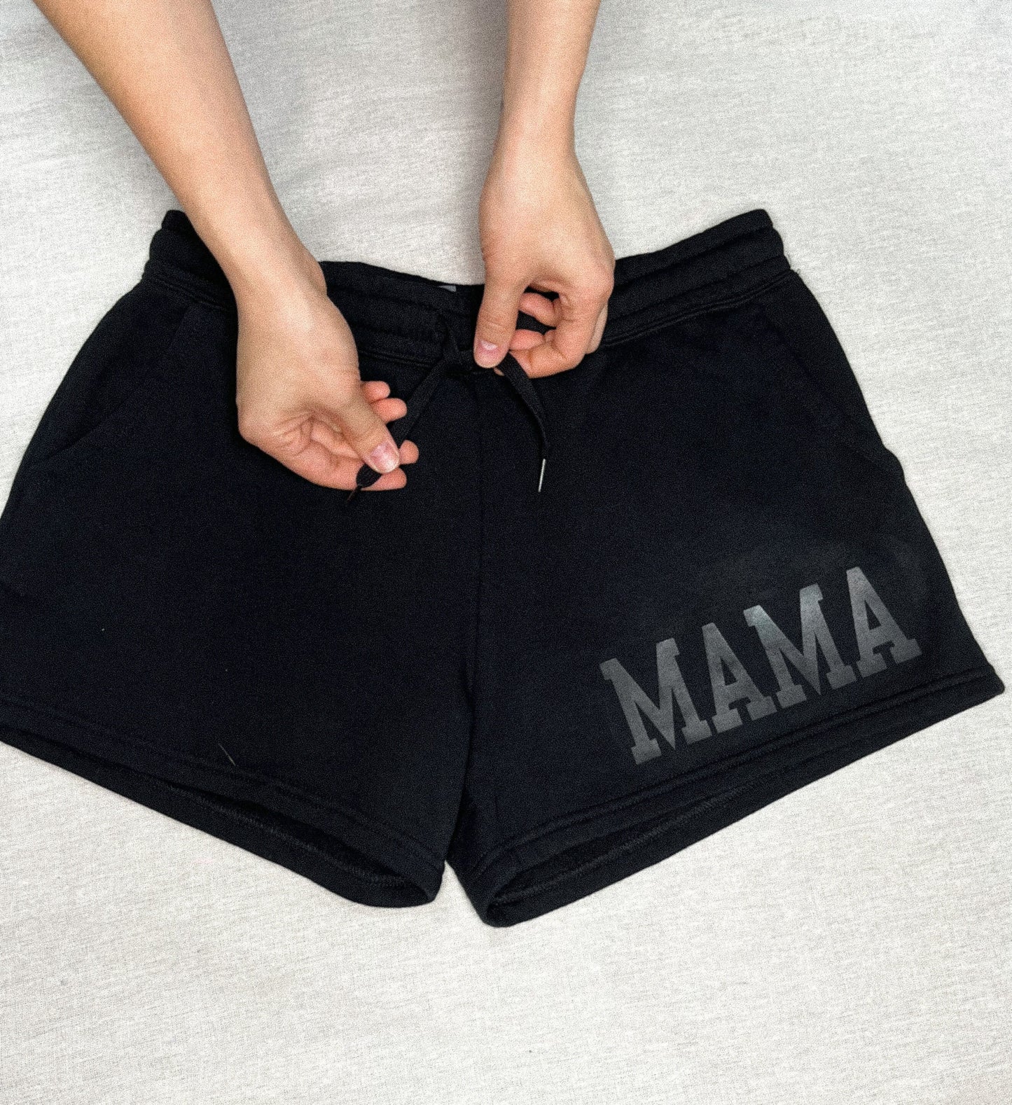 Mama T-Shirt, All Black Mama Shirt, Mama Set, Mama Shorts, Black Monotone Mama Shirt, Mother's Day Shirt, Gift for Mothers Day