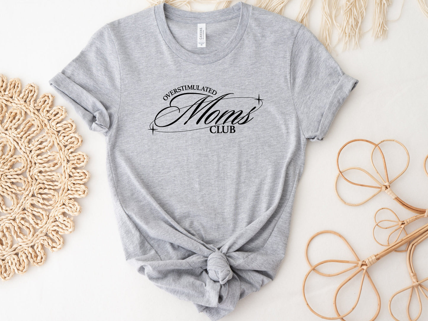 Overstimulated Moms Club T-Shirt, Mom Life Shirt, Cute Shirt for Mama, Mother's Day Shirt, Gift for Mothers Day