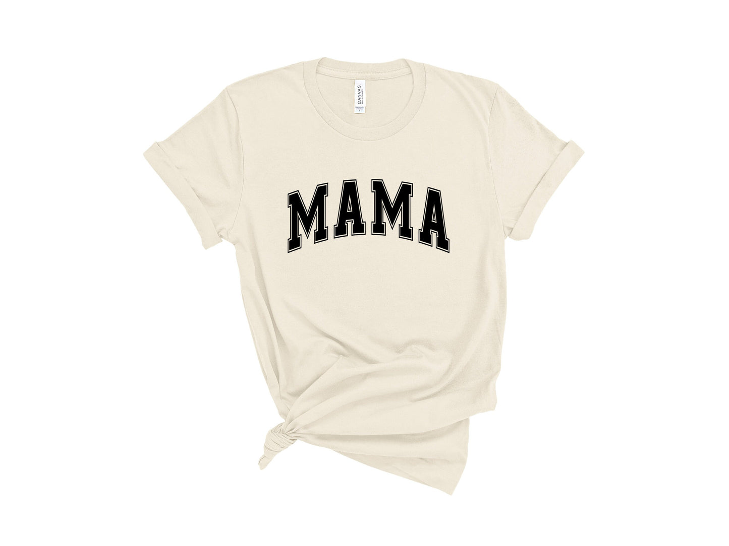 Puff Mama T-Shirt, Mom Life Shirt, Cute Shirt for Mama, Mother's Day Shirt, Spring Mom Shirt, Embossed Mama Shirt, Gift for Mothers Day