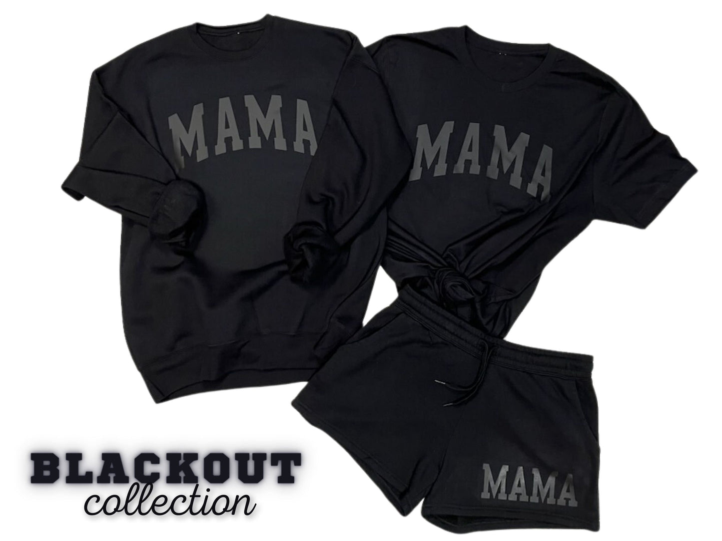 All Black Mama Crewneck Minimalist Mama Sweater Mama Set Monotone Mama Shirt Mother's Day Shirt Gift for Mothers Day New Mom Sweater