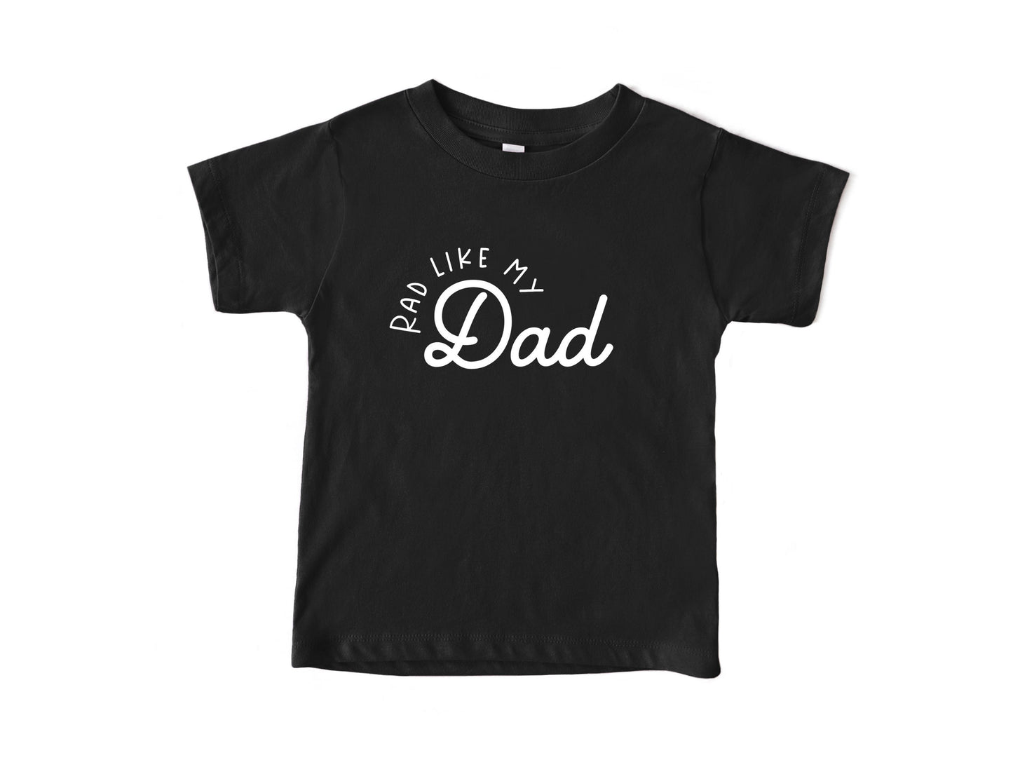 Rad Like My Dad Onesie®, Retro Rad Like Dad Toddler T-Shirt, Father's Day Gift, Unisex Baby Bodysuits, Custom Made