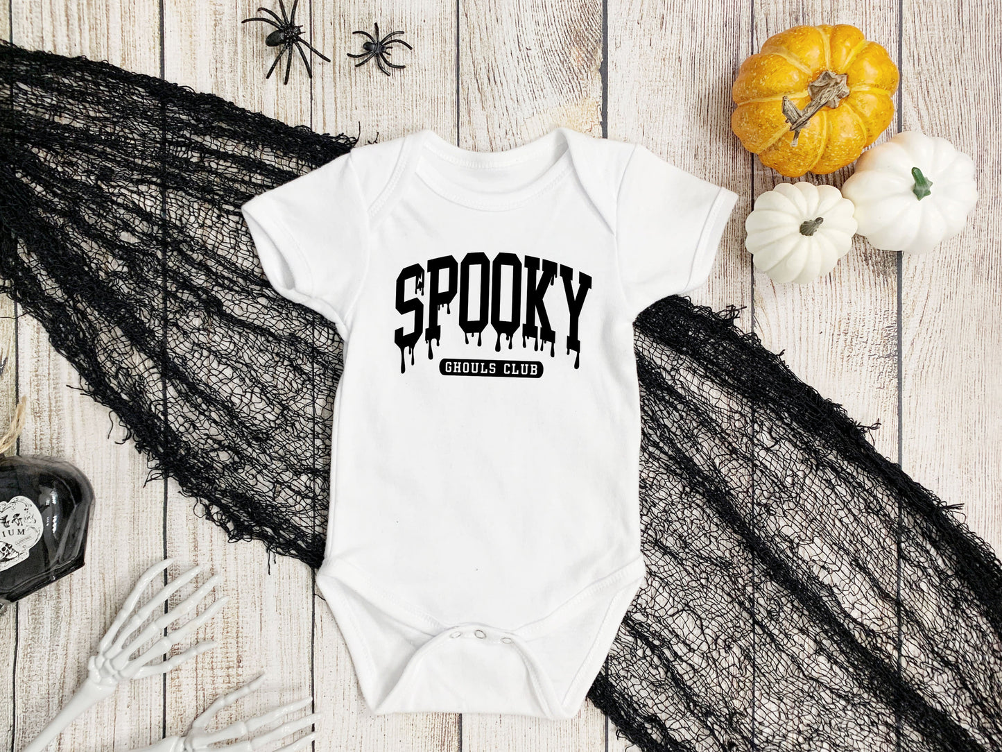 Spooky Ghouls Club Onesie®, Toddler Halloween T-Shirt, Spooky Ghouls Shirt, Matching Halloween Shirts