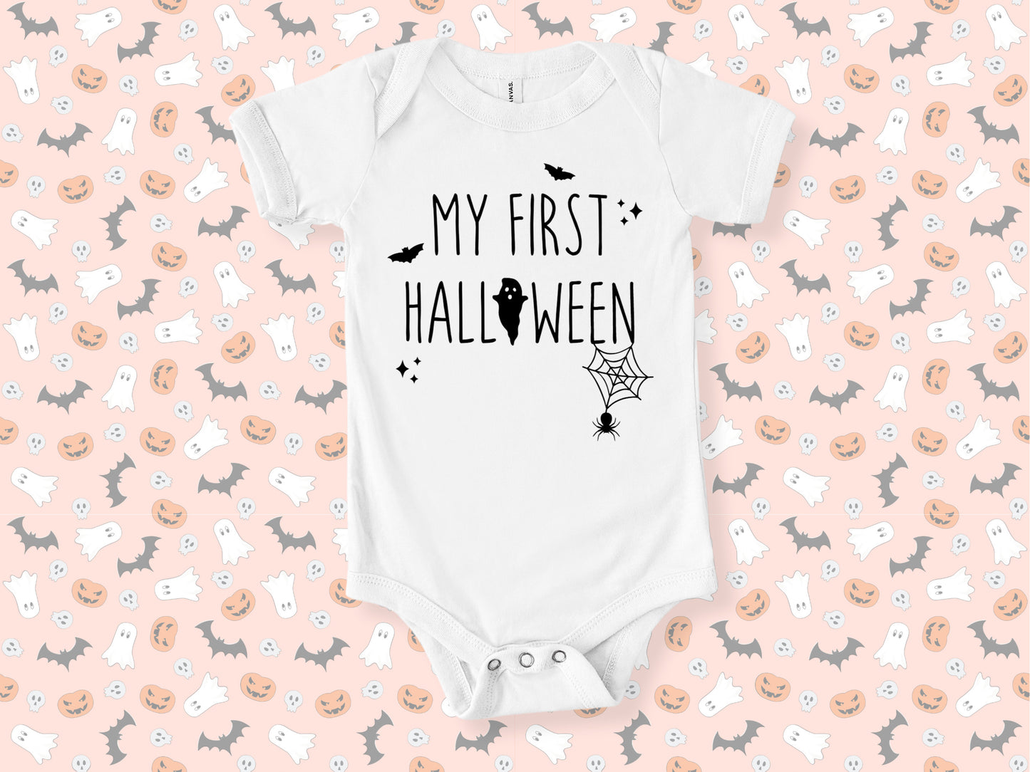 My First Halloween Onesie®, Cute Halloween Baby Bodysuit, Halloween Baby Clothing, Spooky Baby Bodysuit