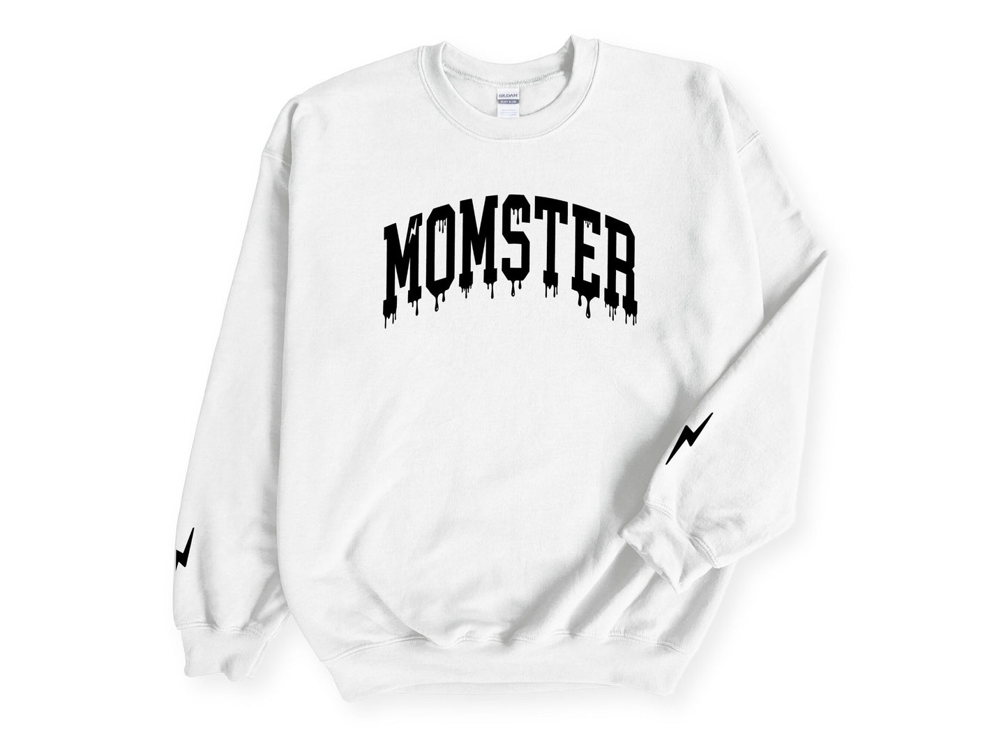 Momster Fleece Crew, Spooky Mama Shirt, Halloween Sweatshirt, Halloween Mama, Fall Mama Sweater