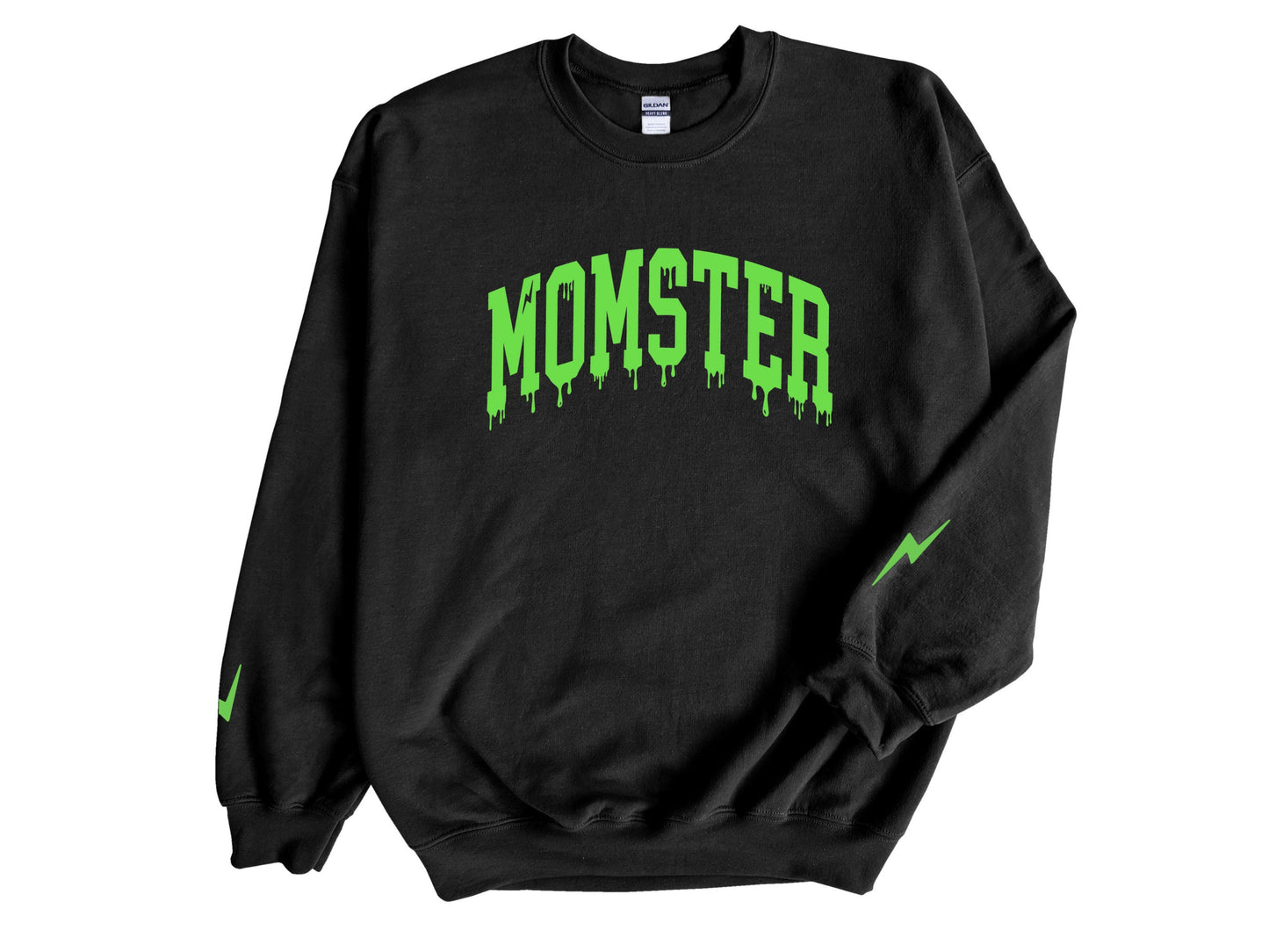 Momster Fleece Crew, Spooky Mama Shirt, Halloween Sweatshirt, Halloween Mama, Fall Mama Sweater
