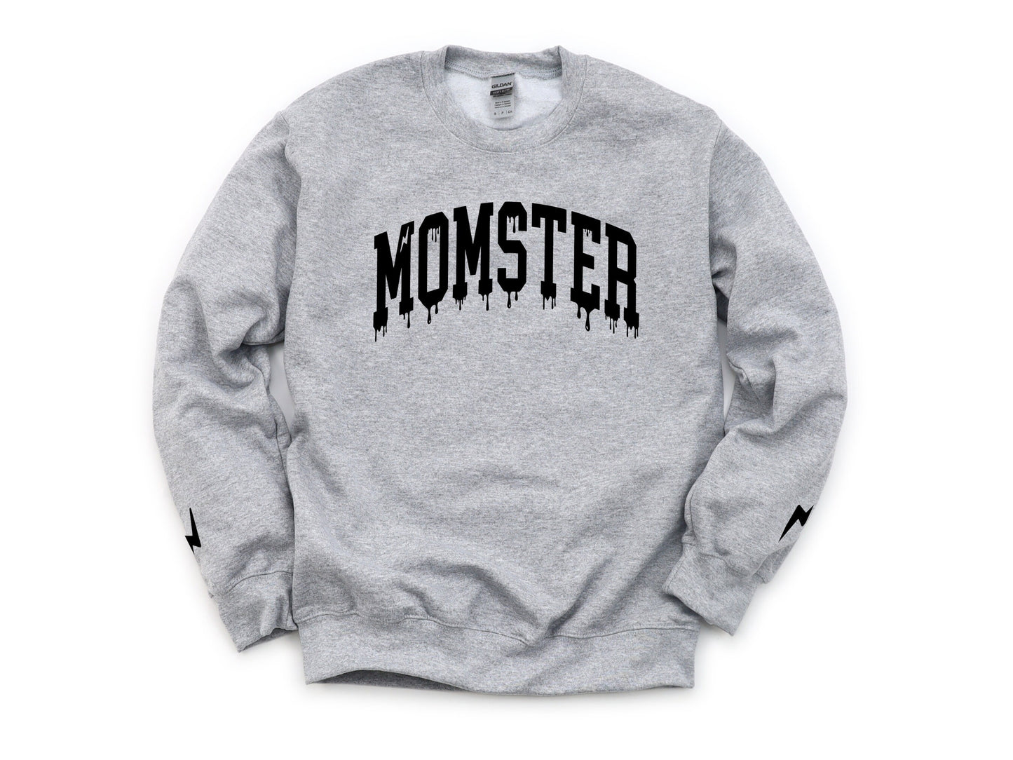 Momster Fleece Crew, Spooky Mama Shirt, Halloween Sweatshirt, Halloween Mama, Fall Mama Sweater