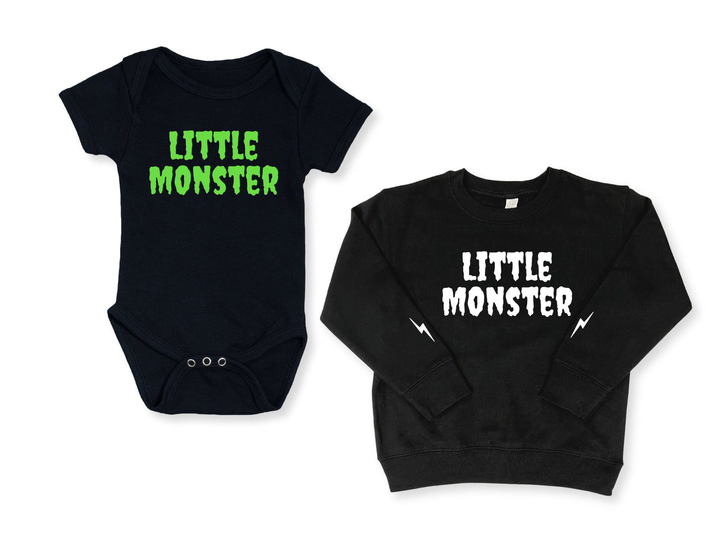 Little Monster Toddler T-Shirt, Mama's Monster Baby Bodysuit, Cute Halloween T-Shirt, Ghoul Toddler Shirt
