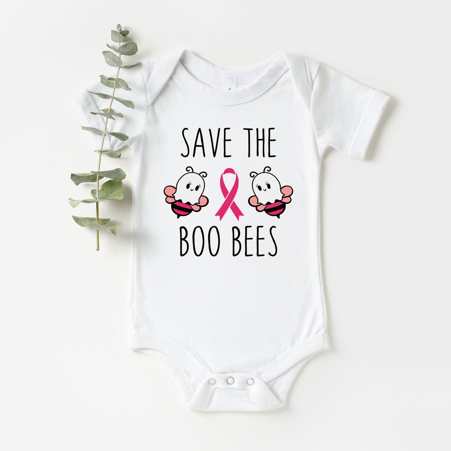 Save The Boo Bees Onesie®, Cancer Ribbon Toddler T-Shirt, Cancer Baby Shirt, F Cancer Shirt, In October We Wear Pink Shirt
