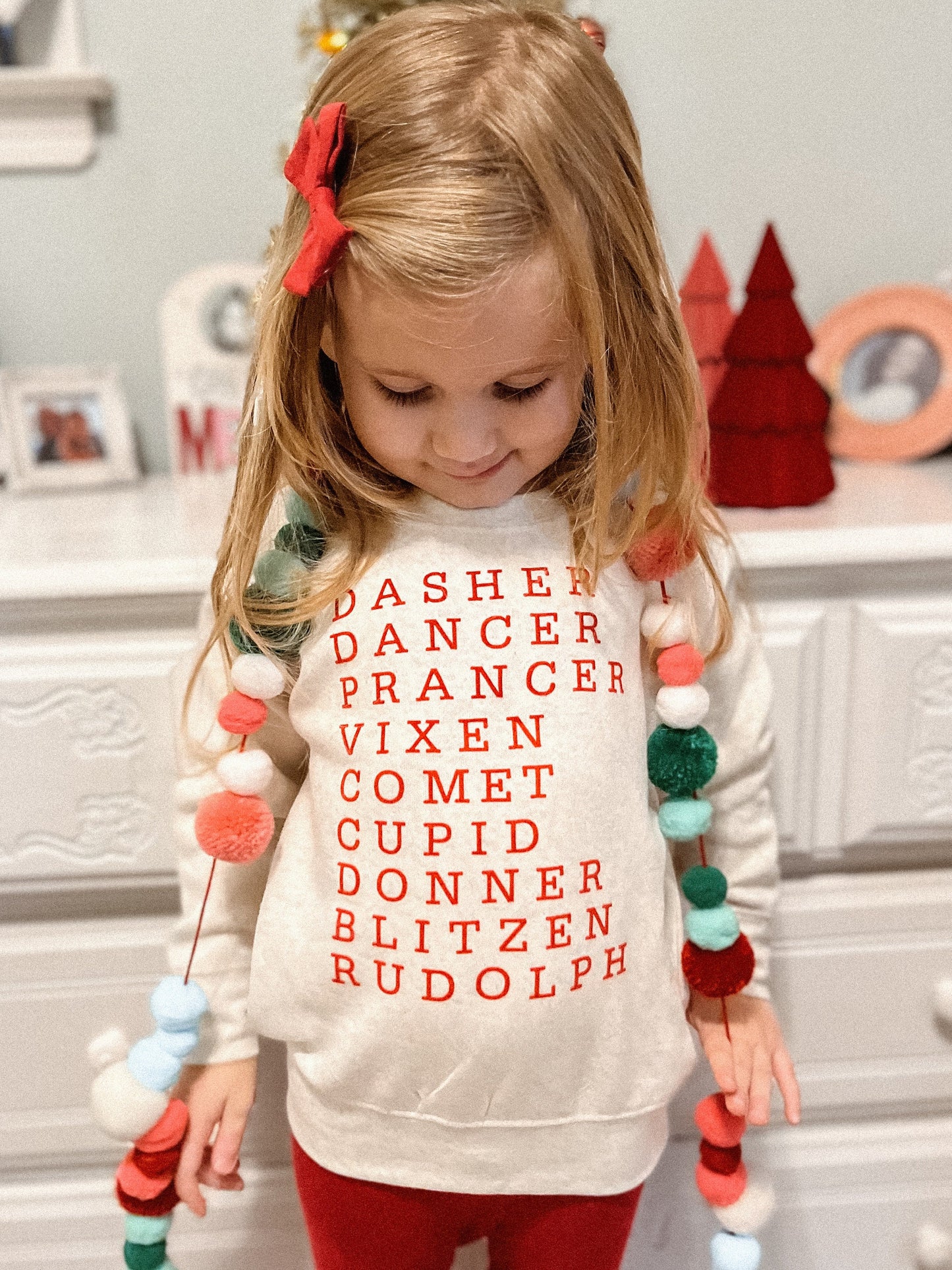 Santa's Reindeer Toddler Crewneck