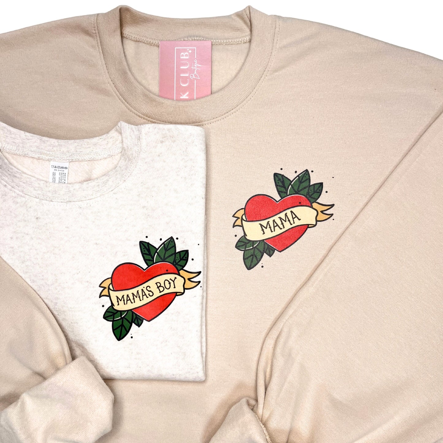 Mother's Day Mama Sweater, Retro Mama Crewneck, Cute VDay Mama Sweater, Gift for Mama, Mama & Me Sweaters