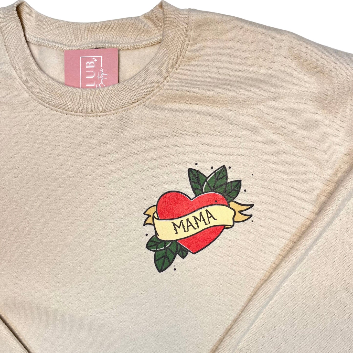 Mother's Day Mama Sweater, Retro Mama Crewneck, Cute VDay Mama Sweater, Gift for Mama, Mama & Me Sweaters