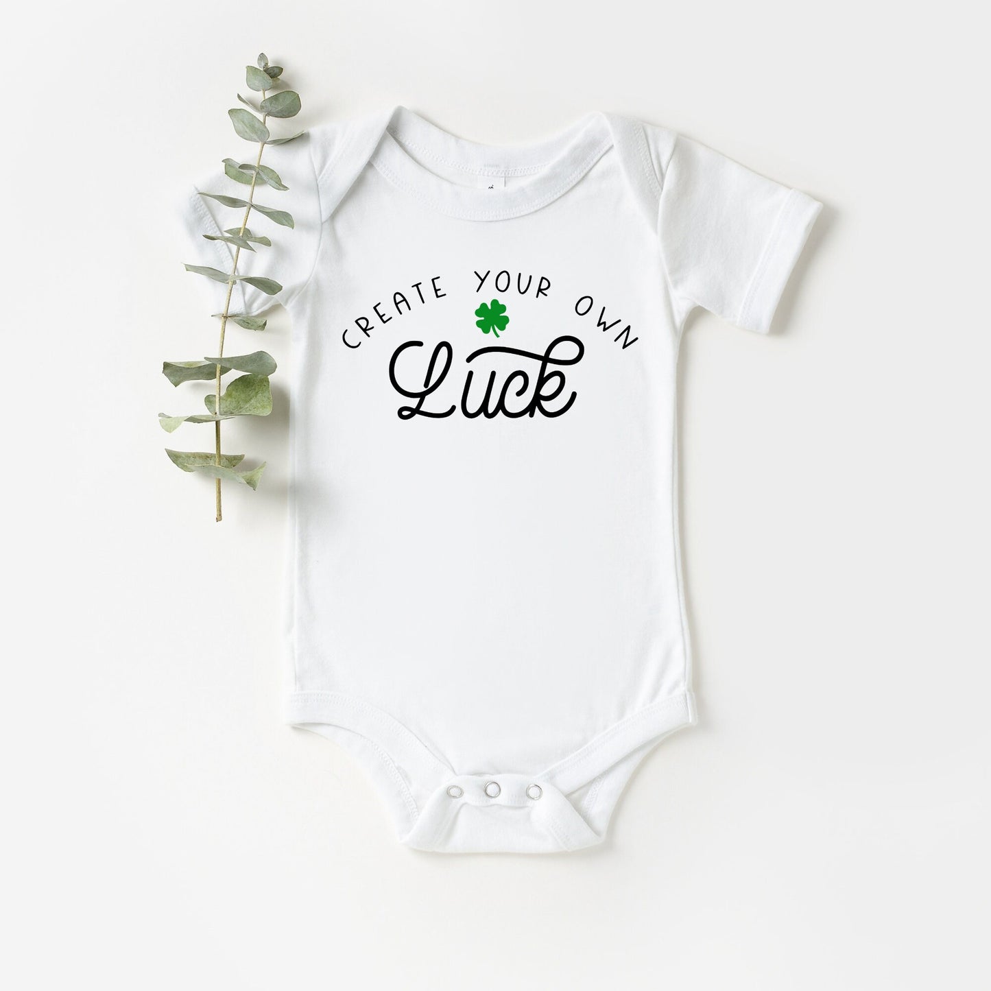 Create Your Own Luck Toddler Sweater, St. Paddy's Day Toddler Shirt, Four Leaf Clover Onesie®, Baby St. Patricks Day Shirt, Cute Lucky Shirt