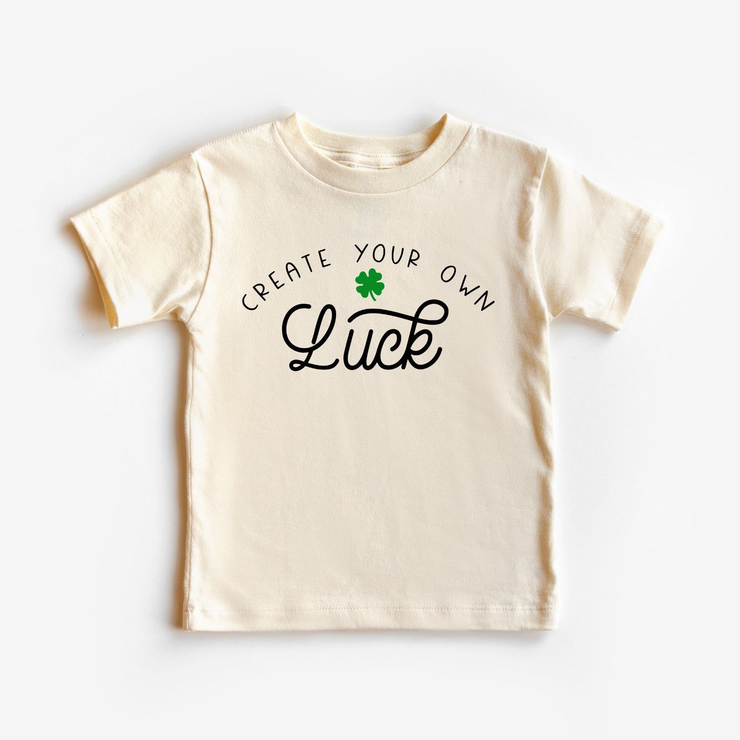 Create Your Own Luck Toddler Sweater, St. Paddy's Day Toddler Shirt, Four Leaf Clover Onesie®, Baby St. Patricks Day Shirt, Cute Lucky Shirt